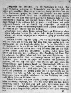 Berlin, Lustgarten und Museum um 1840, Kommentar