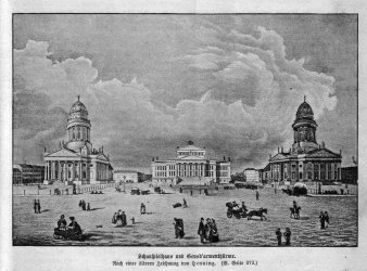 Berlin, Schauspielhaus und Gendsd´armenthürme, A0141