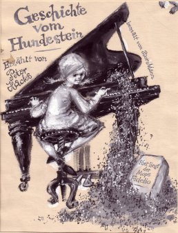 Heinz Bormann ( 1926-1974), Originalillustration, Das Magazin, November 1961, Seiten 12, 13