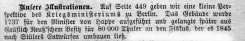 Berlin Kriegsministerium Leipzigerstraße um 1885, Kommentar