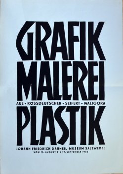 Ernst Seifert (1922-1976) Ausstellungsplakat 1965, Salzwedel, D0409