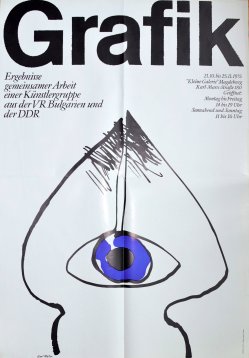 Ernst Seifert (1922-1976) Ausstellungsplakat 1975, Magdeburg, D0411