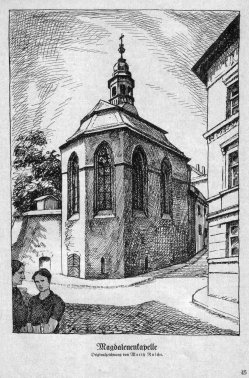 Albert Moritz Rusche (1888-1969) Magdeburg, Magdalenenkapelle, Zeichnung 1928, ⁄161, S. 45⁄