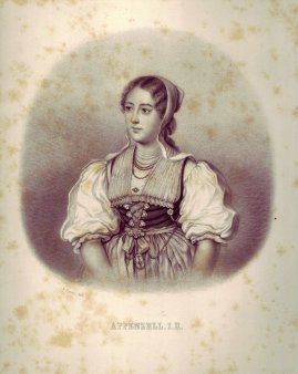 Joseph Johann Sutter (1781-1866), Lithographie, Appenzell.i.R., D1194-3