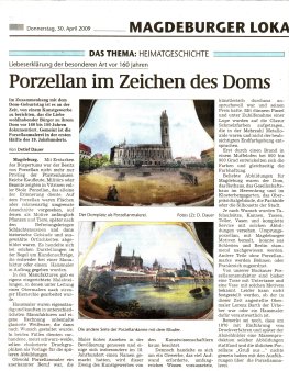 30.04.2009 Porzellan im Zeichen des Domes