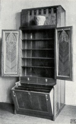 Albin Müller, Bücher-Schrank 1904