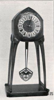 Albin Müller, Tisch-Uhr 1904