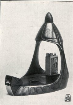 Albin Müller, Zigarrenlampe mit Aschenbecher und Feuerzeug 1904