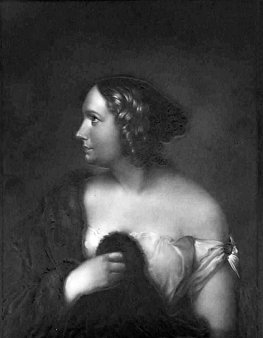 Lithophanie, Meißen 176 - Mad. Schröder-Devrient