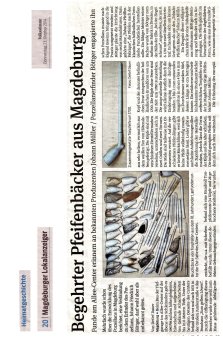 23.10.2014 Begehrter Pfeifenbäcker aus Magdeburg