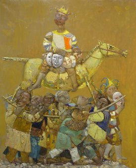 Evgeny Titov (geb.1963), Herr der Seelen, Gemälde 2018