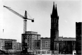 Magdeburg, Sprengung der Ulrichskirche 5.April 1956, D2209-1