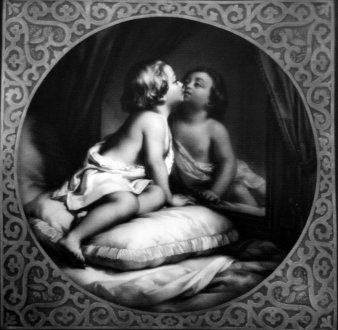 Meißen 230 – Knabe mit Spiegel nach Holfeld