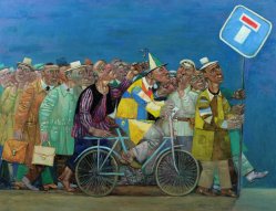 Evgeny Titov (geb.1963), Sackgasse, Gemälde 2018