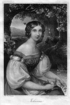 Franz Xaver Stöber (1795-1858), Jpohanna, Stahlstich nach J. Ender, D1693