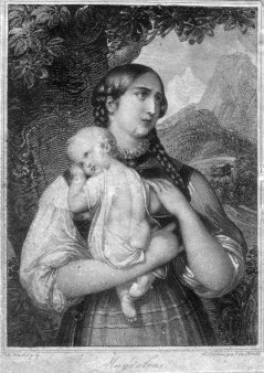 Franz Xaver Stöber (1795-1858), Magdalena, Stahlstich nach J. Ender, D2267-09