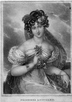 Franz Xaver Stöber (1795-1858), Prinzess Luitgard, Kupferstich nach j. Ender, D2267-01