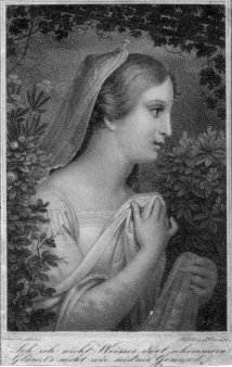 Franz Xaver Stöber (1795-1858), Seh ich nicht, Kupferstich nach L.F.Schnorr von Carolsfeld, D2267-12