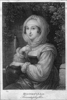 Franz Xaver Stöber (1795-1858), Triantaphyllia, Punktierstich, D2267-19