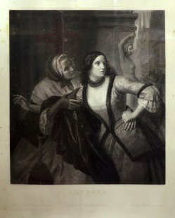 Auguste Adrien Jouanin (1806-1887), Lithographie, Leonore, nach Oesterley, D1967