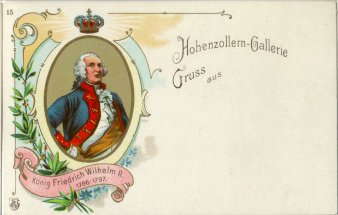 König Friedrich Wilhelm II (1786-1797), Portrait, AK, D2080-15