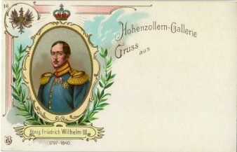König Friedrich Wilhelm III (1797-1840), Portrait, AK, D2080-16