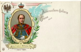 König Friedrich Wilhelm IV (1840-1861), Portrait, AK, D2080-17