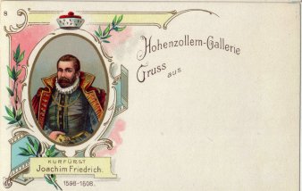 Kurfürst Joachim Friedrich (1598-1608), Portrait, AK, D2080-08