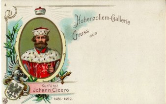 Kurfürst Johann Cicero (1486-1499), Portrait, AK, D2080-04