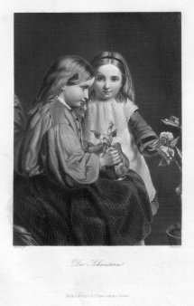 A. Simon, Die Schwestern, Stahlstich nach Moore, D2332-6