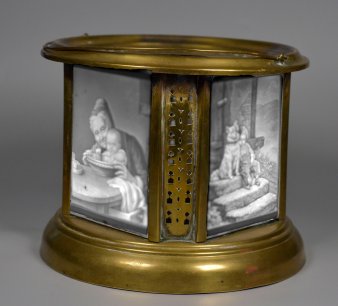 Lithophanie – Stövchen, Messingblech, D2305