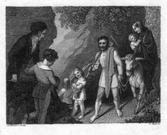 Carl Heinrich Rahl (1779-1843), Illustration, Stahlstich nacu L. Schnorr v. Carolsfeld, D2377-6