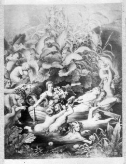 Eduard Steinbrück (1802-1882), Die Elfen, Ölzkizze 1836, Fotografie, D2355