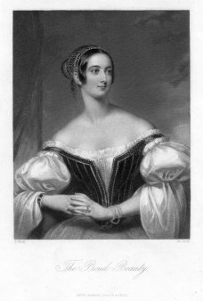 H.Cook, The Proud Beauty,  Stahlstich nach J. Wood, D2341-1