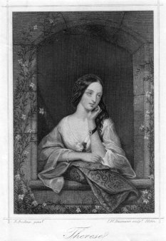 I.W.Baumann, Therese, Stahlstich nach R. Buckner, No2