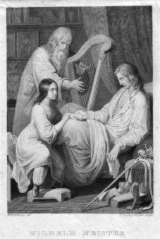 Johann Michael Enzing-Müller (1804-1888), Wilhelm Meister, Stahlstich von A. Muttenthaler, D2421-18