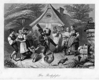 William French (1815-1898), Der Bockpfeifer, Stahlstich nach J. Wild, D2435