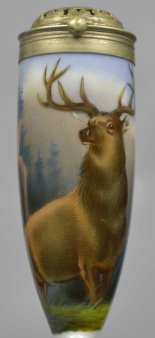 Edwin Landseer (1802-1873), The Monarch of the Glen, Porzellanmalerei, Pfeifenkopf, D2496