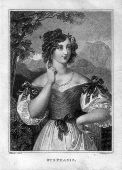 Johann Nepomuk Passini (1798-1874), Stephanie, Punktierstich nach Ender, D2542-7