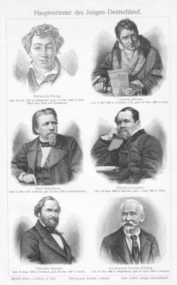 Hauptvertreter des Jungen Deutschland, D2539