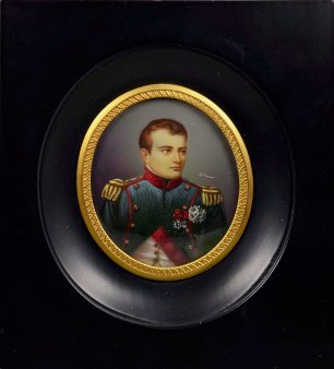 Napoleon Bonaparte, Miniatur, Gouache, D2551-1