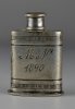 Schnupftabakflasche, Tabatiere 1890, Zinn, D2553-1