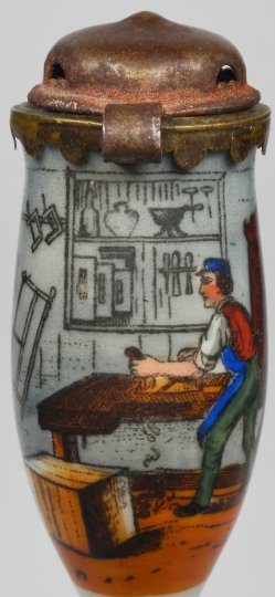 D2803-2- Das Tischlerhandwerk, Porzellanpfeife, D2803-2
