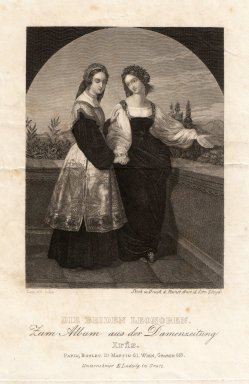 D1827 Stahlstich Leonoren