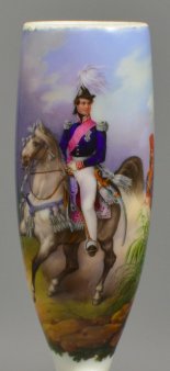 Dietrich Monten (1799 – 1843), Otto I. von Griechenland, Porzellanmalerei, Pfeifenkopf, D1714-1