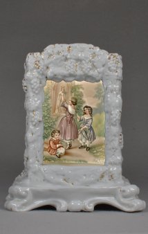 Lithophanie - Lichtschirm, Porzellan, Buckauer Porzellantheater, D0892