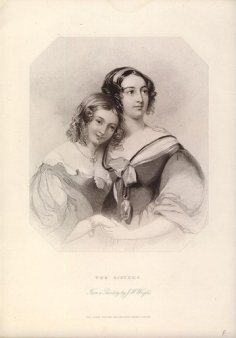 Albert Henry Payne (1812-1902), Stahlstich, „The Sisters“, nach Wright, D1224