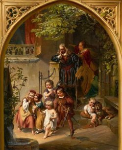 Isaac Julius Jacob d. Ält. (1811-1882), Albrecht Dürer und seine Familie, Gemälde, A0202