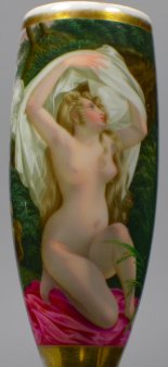 Nach dem Bade, Porzellanmalerei, Pfeifenkopf, D1933