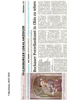 08.07.2010 Buckauer Porzellankunst in Ohio zu sehen